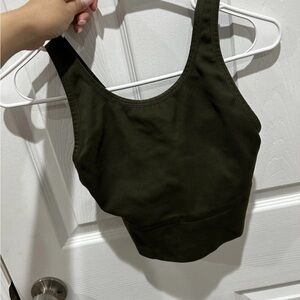 Victoria's Secret Khaki Green Top